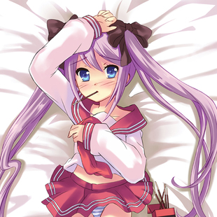 幸运星LuckyStar 柊镜动漫抱枕 等身长抱枕靠垫 枕头枕套礼物定制