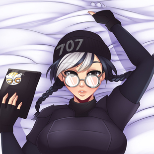 彩虹六号 韩国小姐姐干员动漫抱枕 等身长抱枕靠垫 枕头枕套定制