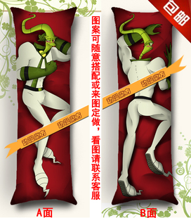 蚯蚓战士 吉姆动漫抱枕 Earthworm Jim等身长抱枕靠垫 枕头套定制