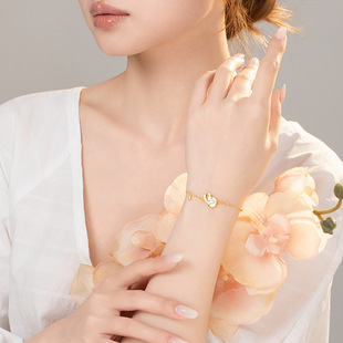 葫芦手环夏季 s925纯银福禄蝴蝶手链女森系新中式 小众设计手饰