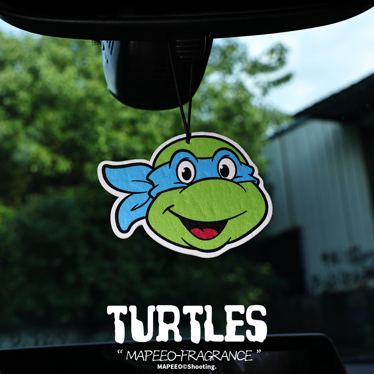 忍者神龟车载香片 Turtles卡通车用香挂持久香薰挂件可爱创意乌龟图片