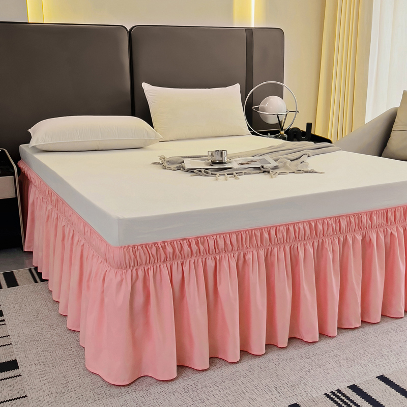 防滑美式松紧床裙单件
