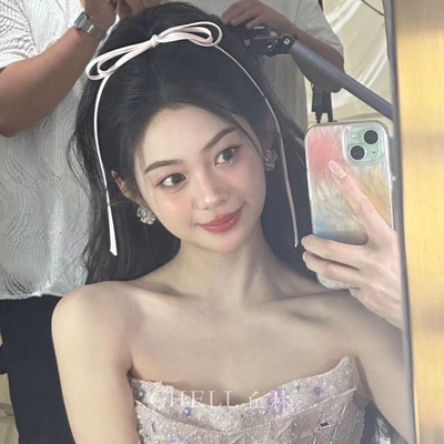 超仙蝴蝶结丘林边夹小仙女