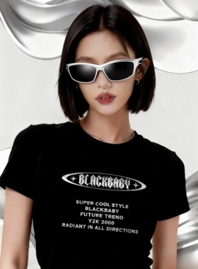 BBxMG美式酷女孩墨镜Y2K小红书网红辣妹街拍凹造太阳眼镜男女潮韩