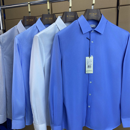 春季商务长袖职业正装衬衫