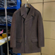 有瑕意大利品牌80羊毛呢子大衣棉衣宽松风衣男中长外套厚实D13