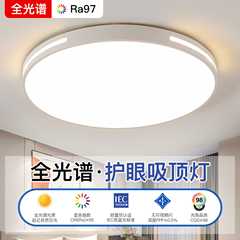 LED吸顶灯圆形客厅灯现代简约大气超薄北欧卧室餐厅阳台过道灯具