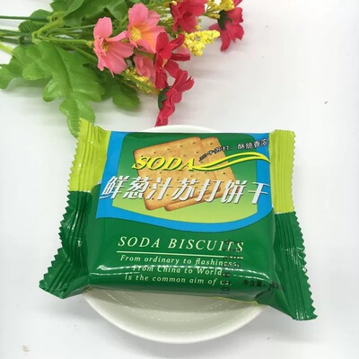 上海三牛食品鲜葱汁苏打饼干