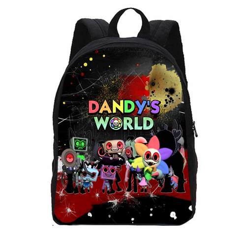 DANDY'S WORLD ROBLOX 双肩背包 丹迪的世界周边 太阳花学生书包