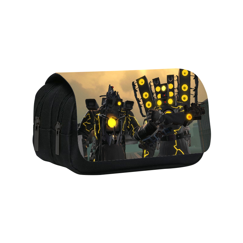 双层马桶人VS监控人笔袋