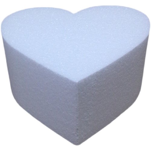 6寸8寸心形假体蛋糕模型 4寸泡沫胚10cm烘焙奶油练习翻糖裱花模具