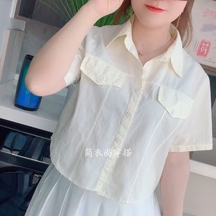 新款 短袖 女防曬衣2025夏裝 配吊帶裙子小披肩空調(diào)開衫 雪紡衫 上衣女