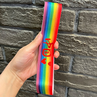 儿童元旦六一运动会红色薄款发带男童潮酷舞蹈篮球头带头饰发饰女