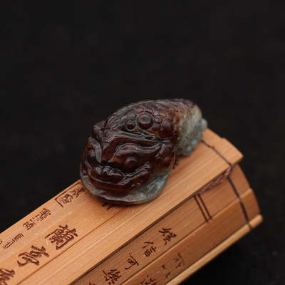 老坑糯种招财三脚蟾翡翠玉器包邮