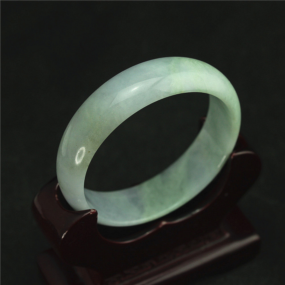 缅甸天然玉器翡翠证书手镯包邮