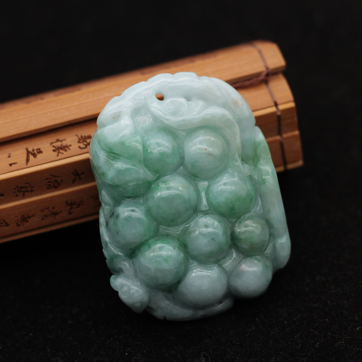 如意糯种飘绿多子多福玉佩件包邮