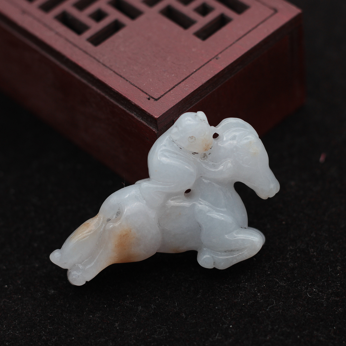 缅甸天然翡翠A货玉器 多款 马上封侯马上发财生肖马吊坠挂件 包邮