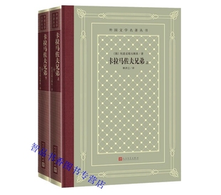 卡拉马佐夫兄弟网格本全2册精装 俄陀思妥耶夫斯基著耿济之译人民文学出版社正版外国文学名著丛书长篇小说中文全译无删减成人读物