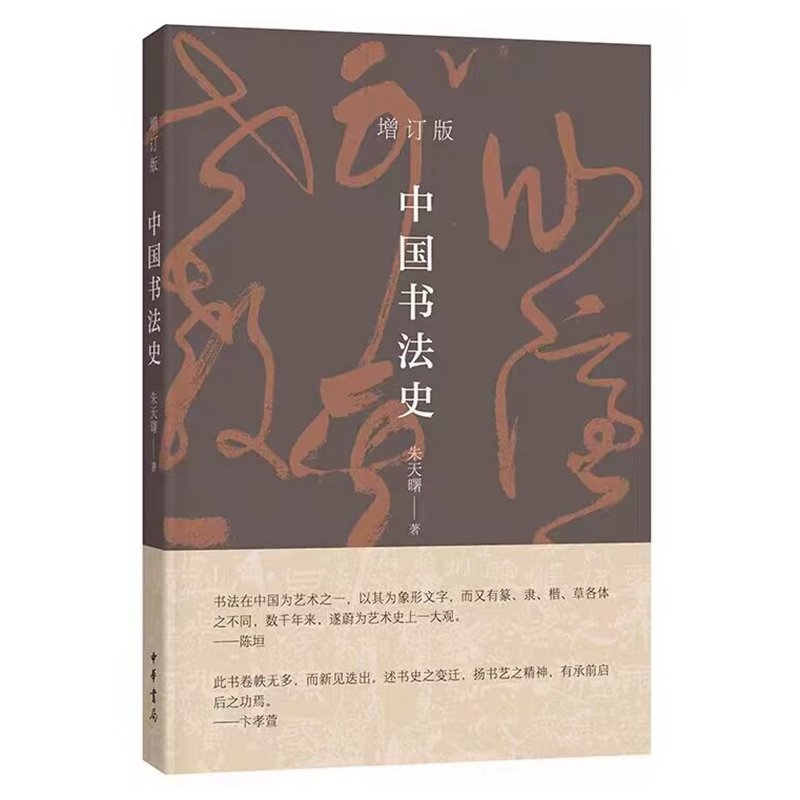 中国书法史增订版 朱天曙著中华书局正版中国书法简明通史 中国汉字书法史对中国书法的历史渊源书体演变风格嬗变等作鸟瞰式的描述