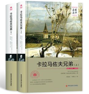 卡拉马佐夫兄弟上下册精装正版 名家名译中文全译本注释无删减完整版 陀思妥耶夫斯基著长篇小说世界文学名著青少版中学生课外书籍