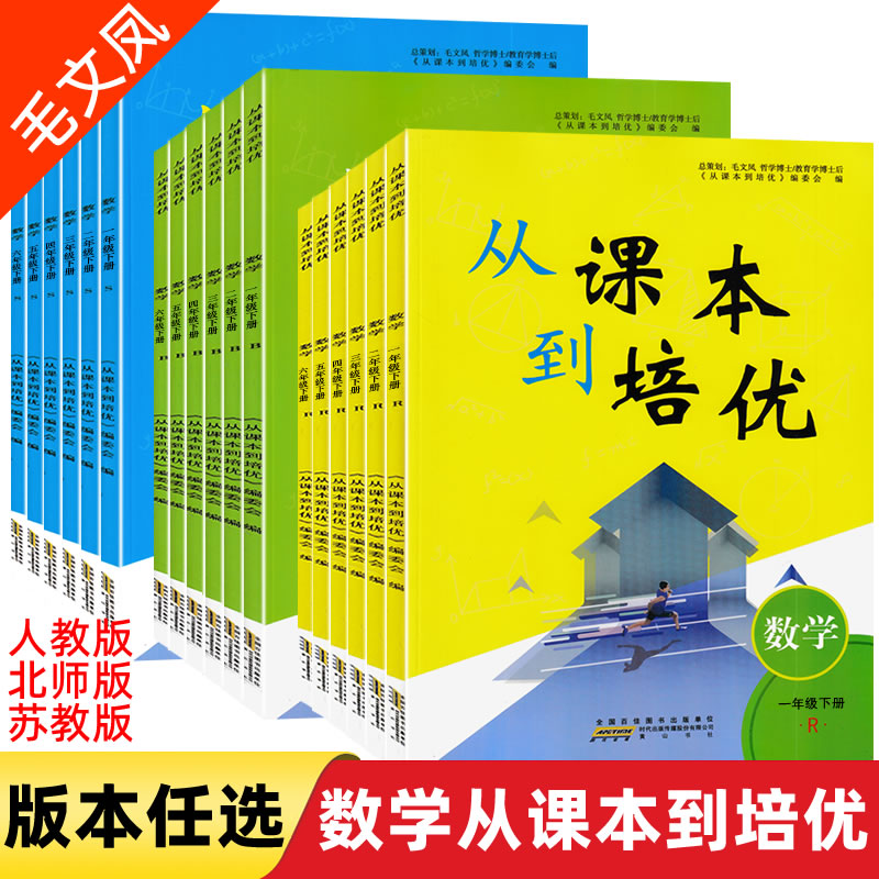 小学数学从课本到培优一二三四五六年级下册 人教版北师版苏教版培优练 毛文凤总策划小学数学同步拓展练习册奥数培优提高专项练习 书籍/杂志/报纸 小学教辅 原图主图