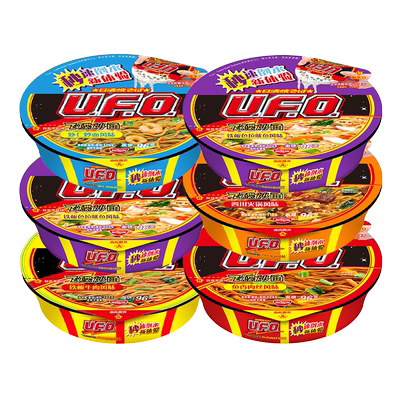 日清ufo飞碟盒装混搭速食方便面