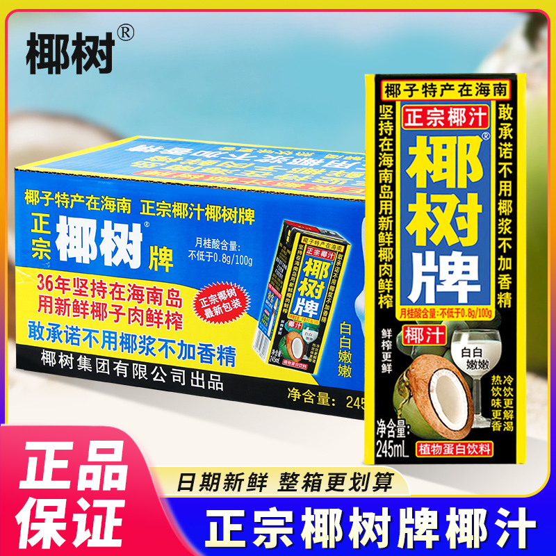 椰树牌245ml果汁饮料椰子汁