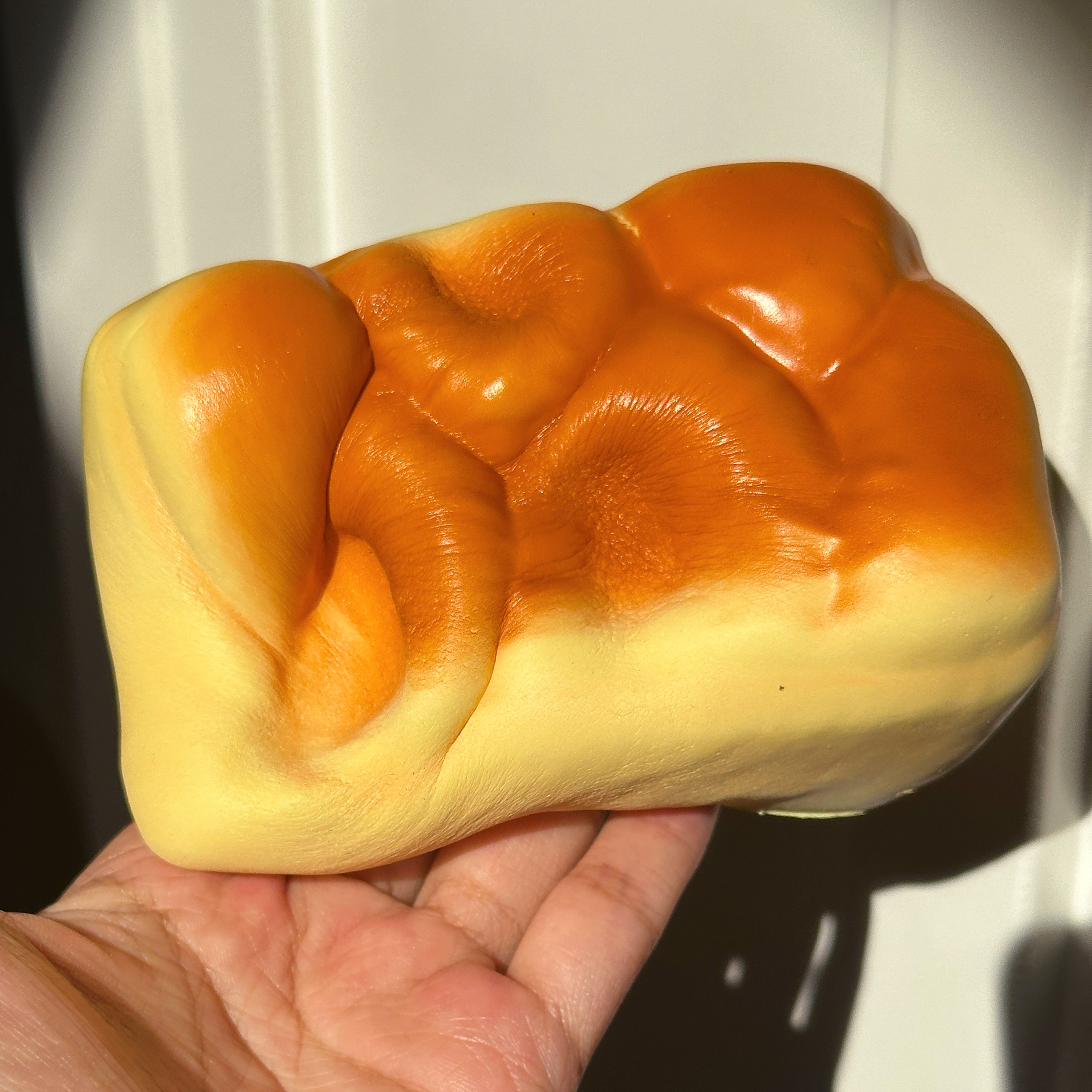 慢回弹玩具捏捏乐新品腹肌面包吐司解压玩具摆件仿真食物squishy