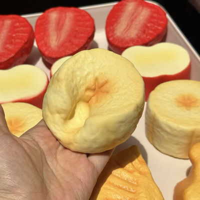 原创木吉水果酥香蕉肉香蕉酥慢回弹捏捏解压玩具湿软手感squishy