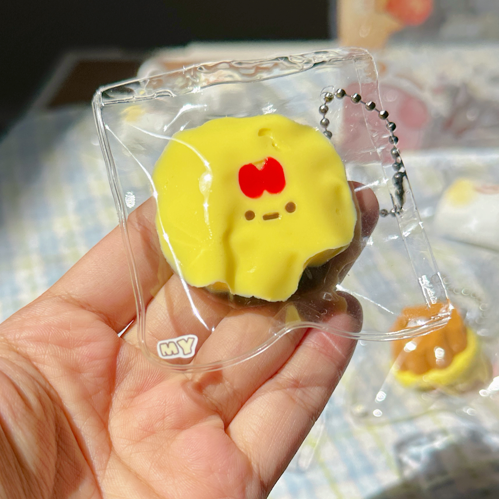 硅胶布丁捏捏乐软糯小熊食玩小鼻噶手工解压玩具可爱礼物包挂很小