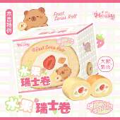 新品 水果瑞士卷捏捏乐慢回弹玩具仿真食玩面包发泄解压squishy