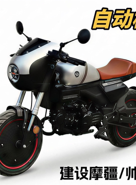 建设摩疆帅雅CVT自动挡125复古咖啡小排量摩托车轻松驾驭女士新手