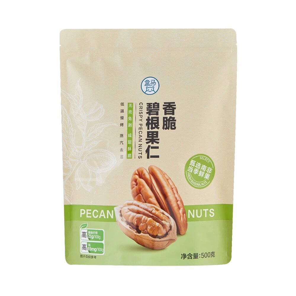 盒马 香脆碧根果仁 500g年货坚果炒货独立小包装