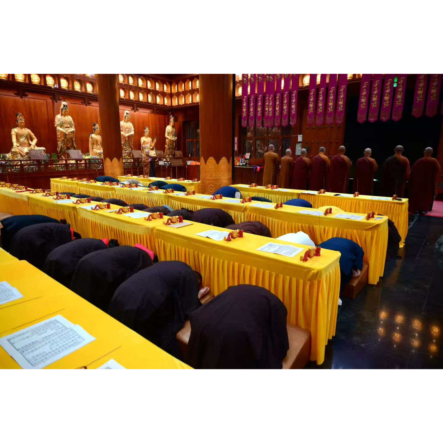 实木寺院道观经桌抄经书桌诵经桌