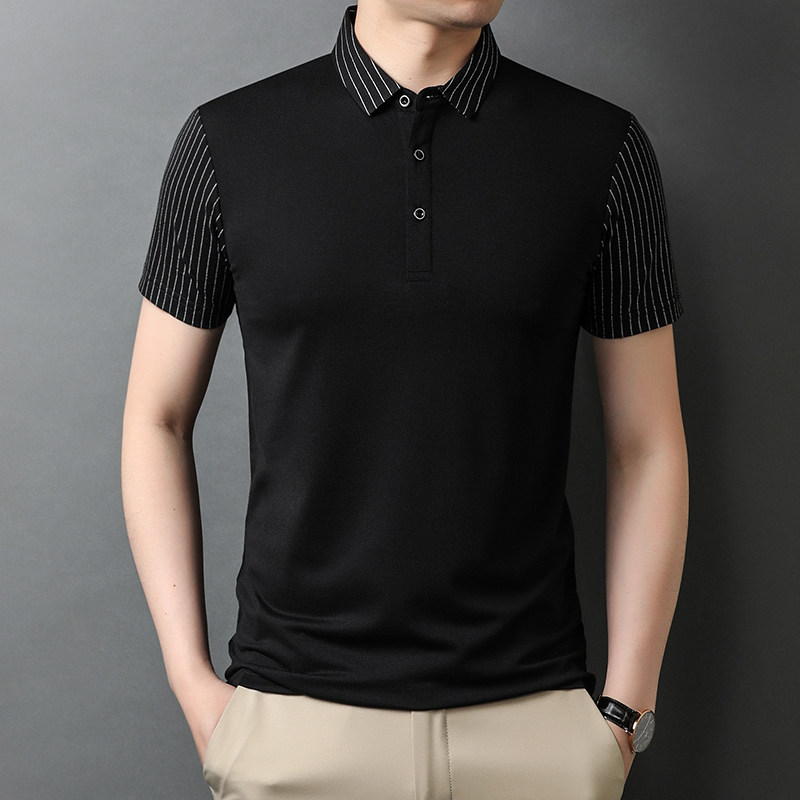 D88305钱塘2021-2 夏季polo衫休闲基础男装翻领青年T恤图片