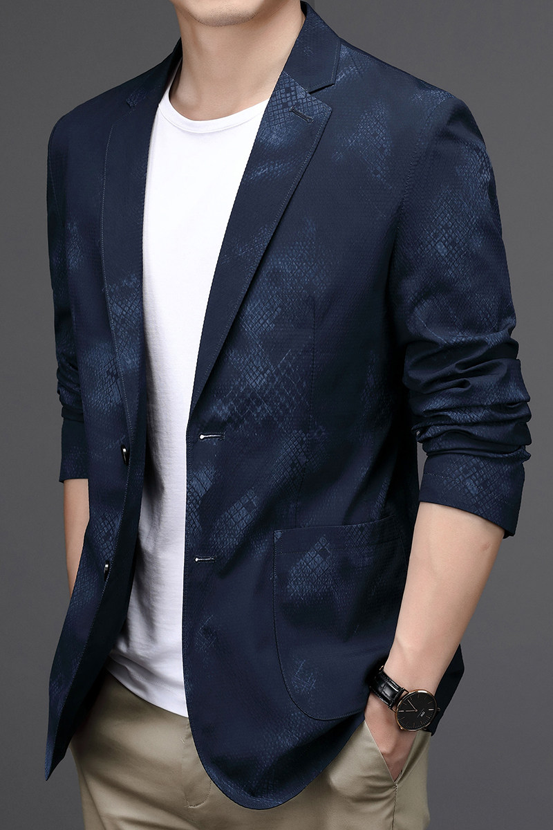 L621钱塘2020-2秋冬小西装西服男外套商务上衣西装休闲秋季,男装西服,钱塘207-2