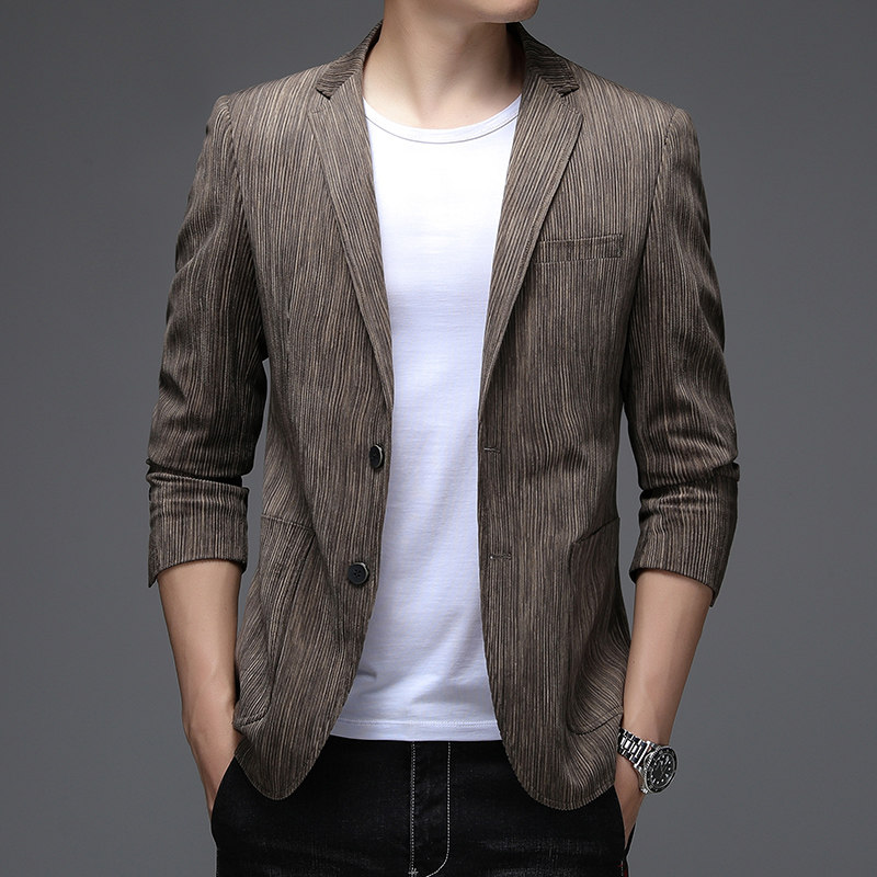 Y3397钱塘2020-2秋冬男士商务西服休闲小西装外套上衣图片