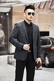 M20716-1钱塘2021-2春季大货男士高端西装单西新款便服休闲P155，男装西服，钱塘207-2