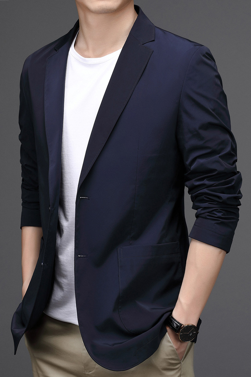 L2611钱塘2020-2秋冬小西装西服男外套商务上衣西装休闲秋季,男装西服,钱塘207-2