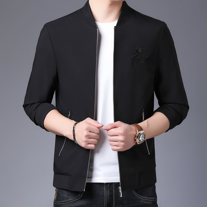 N8795钱塘2020-1秋季男士夹克长期款大货稳定男士外套休闲图片