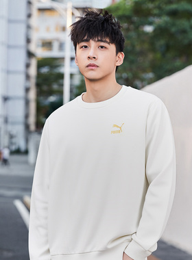 PUMA彪马官网旗舰男装女装运动服休闲针织卫衣625825