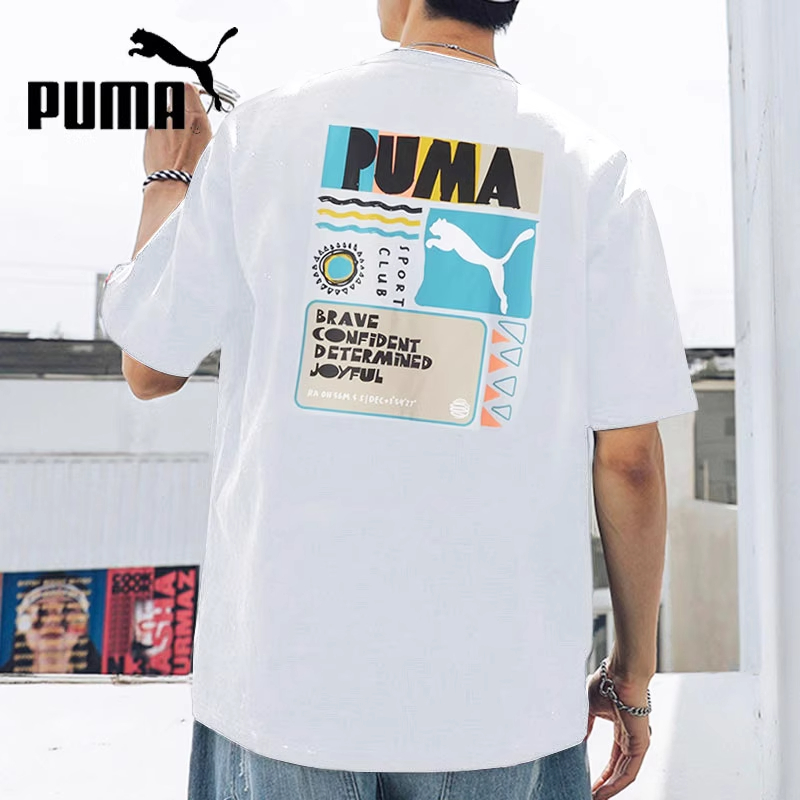 PUMA彪马官网旗舰男装女装运动休闲短袖T恤634162