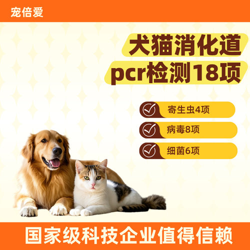 宠倍爱猫狗消化道检测顺丰包邮