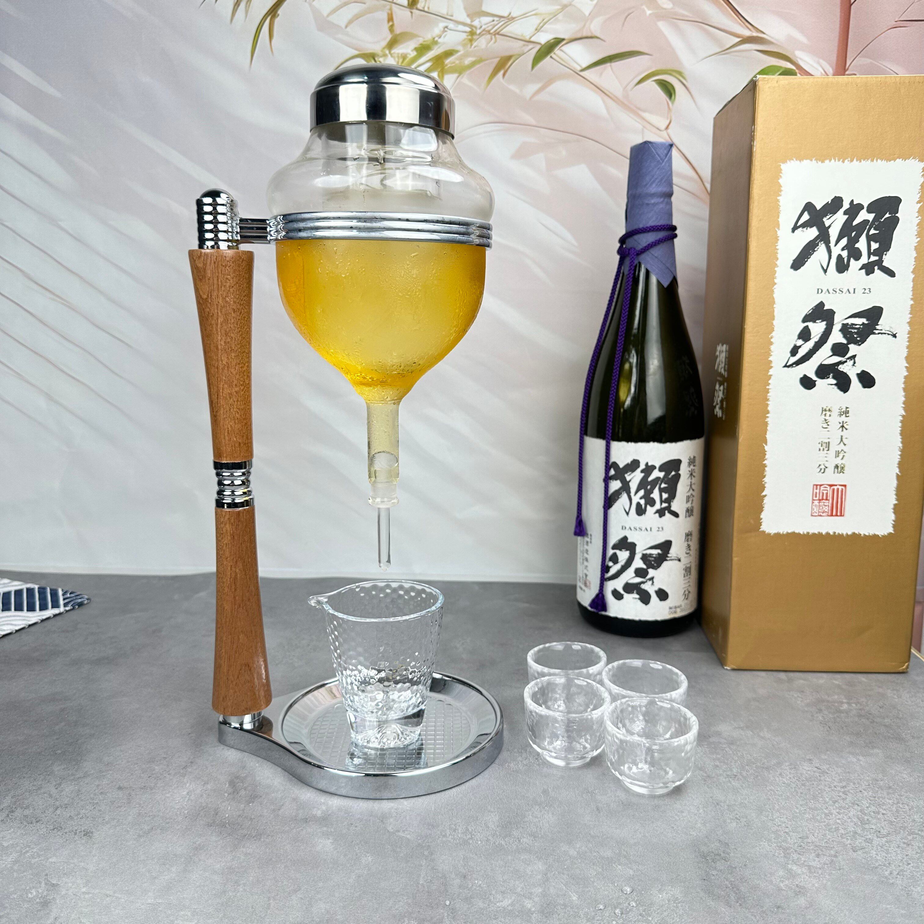 日料同款冰酒器顶针滴漏款冰酒壶图片