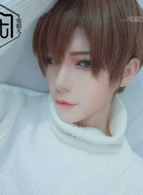 韩版女士蓬松修脸齐刘海头套假发