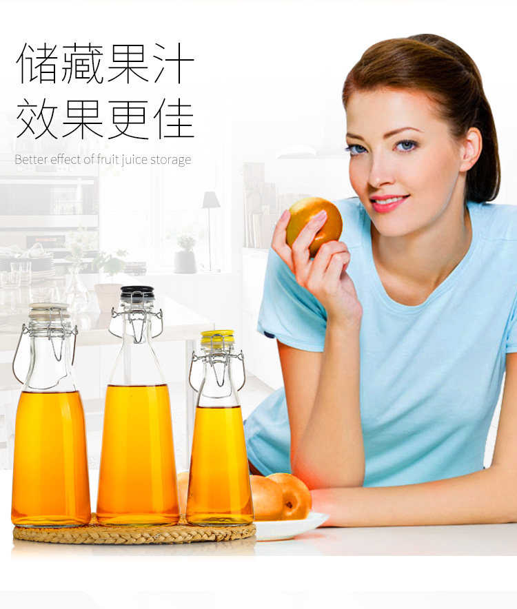 酒瓶空瓶红酒蒲萄酒自酿容器装酒酿酒果酒泡酒玻璃瓶子密封罐带盖