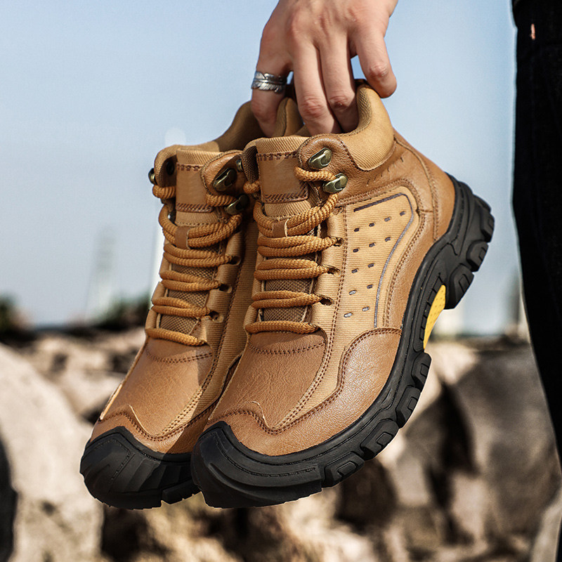 外贸撤单清仓特价捡漏秋冬季高档时尚英伦风档防滑耐磨男士马丁靴