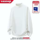WASSUP 宽松百搭保暖休闲打底衫 CIKY德绒长袖 卫衣外套男女春秋季