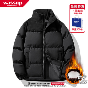 WASSUP羽绒棉服男款冬季2024新款潮牌加厚保暖美式棉衣百搭外套
