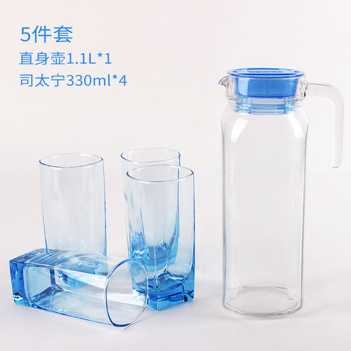 乐美雅H9103水具套装玻璃加厚冷水壶水杯促销礼品茶壶家用玻璃壶